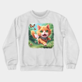 Kawaii Cat Fairy Crewneck Sweatshirt